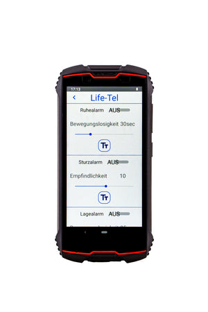 Life Tel 5 - Mały smartfon do zastosowań wewnętrznych / zewnętrznych dla samotnych pracowników