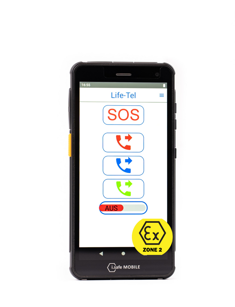 Life Tel 4 L EX Zone 2 - Système d'appel d'urgence personnel pour zone EX 2/22 avec application pour travailleur isolé