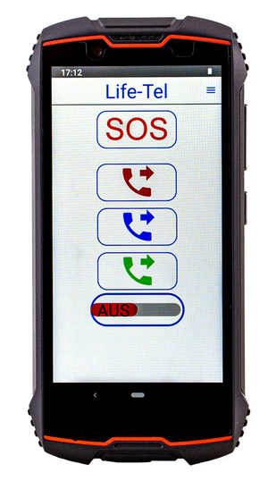 Life Tel 5 Mini - Personen Notsignal Anlage für Alleinarbeiter mit Alleinarbeiter-App